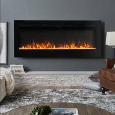 Adrianne Electric Fire Black 54.4cm H x 152.4cm W x 14cm D
