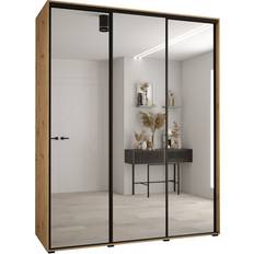 Furniture Brayden Studio Caetano II Sliding Mirrored Door 200cm Wardrobe