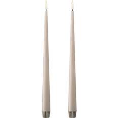 Ester & Erik Crown Linen Grey LED-lys 33cm 2stk