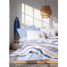 L'essentiel Lyxigt Duvet Täcke Set Påslakan Blå