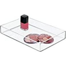 InterDesign Extra Large Makeup Organiser Tray Storage Box