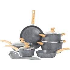Cookware Ebern Designs 12-Piece Non-Stick Cookware Set