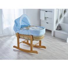 Brown Bassinetts Kid's Room Kinder Valley Palm Moses Basket with Bedding 30cm H X 47cm W X 72cm L