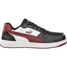 Puma Safety 40 Arbetsskor Puma Safety Puma Frontcourt Low Skyddsskor - Svart/Vit/Röd