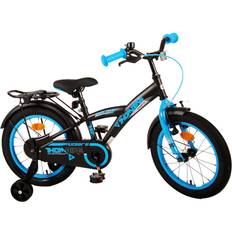 Volare Thombike barncykel 16" - Svart/Blå Barncykel
