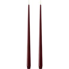 Ester & Erik LED Candles 2-Pack Deep Wine Candle 40cm 2pcs