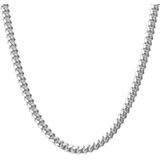 Chain for men Jaxxon Cuban Link Chain 5mm - Silver