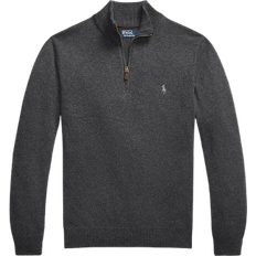 Polo Ralph Lauren Wool Quarter Zip Sweater - Grey