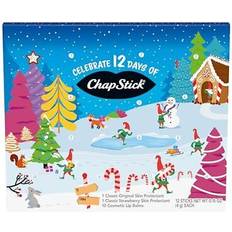 ChapStick 12 Days of Holiday Advent Calendar Lip Balm Gift Set - 015 Oz