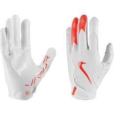 S Gloves Nike Vapor Jet 8.0 Adult Football Gloves White/Orange