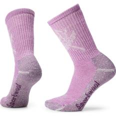 Hiking - Pink Socks Smartwool Hike Classic Edition Leaf Crew Socks - Meadow Mauve