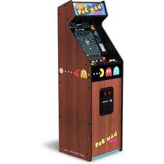 Game Consoles Arcade1Up PAC-Man Plus Deluxe Arcade Machine 14 Classic Games, Retro Game Console for Home, 5’ Tall Cabinet with 17-Inch Screen, Stand Up Video Game for Game Room