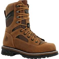 Brown Work Shoes Georgia Boots LTX Logger Waterproof Work Boots - Brown