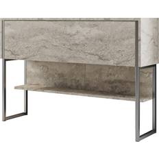 Beige Byråer Luxe 120 cm Beige Silver Byrå