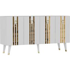 Gold Console Tables Gold 150cm H X 80cm W X 40cm D Console Table