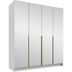 Oro Armarios Atlanta 197 Blanco Dorado 215 x 200 x 58 cm Armario