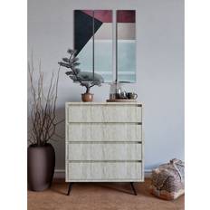 Beige Byråer Suvera 70 cm Beige Byrå 70x70cm