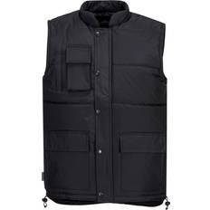 Black Work Vests Portwest Classic Weste für Herren - Schwarz
