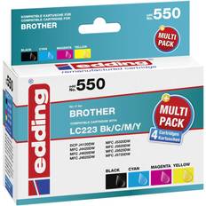 Edding Tintenpatrone 18-550 - Schwarz/Cyan/Magenta/Gelb