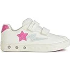 Geox Skylin Girl A Sneakers - Vit/Fuchsia