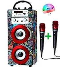 Karaoke Dynasonic Karaoke Machine with 2 Microphones