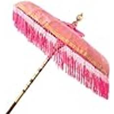 Pink Parasols & Accessories Romimex Bali Fuchsia Decorative Umbrella 150 x 200 x 150 cm 150cm