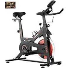 Bed Bath & Beyond Exercise Bike, Adjustable Magnetic Resistance Stationary Bike, Indoor Cycling Bike for Home Cardio, Workout Bike Black (35 lbs flywheel)