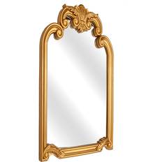 Multicoloured Mirrors Romimex Elegant Golden Resin 90 x 120 x 6 cm Wall Mirror