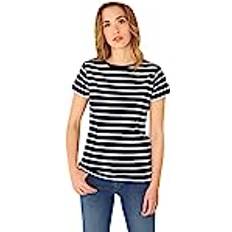 Striped Women's T-shirt Morgat - Bleu
