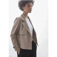 Street One Mäntel Street One Velours Jacke - Beige