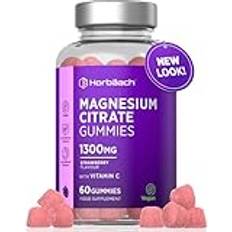 Horbäach Magnesium Gummies 1300mg 60 Veganska Gummies