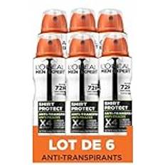 L'Oréal Paris Shirt Protect Antiperspirant 150 ml x 6 stycken