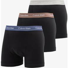 Calvin Klein Röda Kalsonger Calvin Klein Herr Trunk 3pk - Svart/Dusty Tan/Dusty Tan