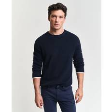 Gant Ribbed Cotton Crew Neck Sweater