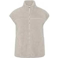 Pieces Pcsadia Noos Teddy-weste Modell Bc für Damen - Grau