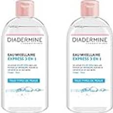 Diadermine Skincare Diadermine Micellärt vatten - Express 3 i 1-400 ml - 2 st