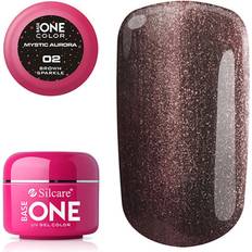 Silcare Base One UV Gel - Mystic Aurora/Brown Sparkle