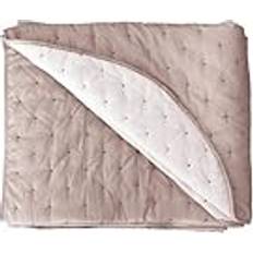 Flerfarvede Sengetæpper Pierre Cardin Triana Pink Enkelt Quilt Sæt 2 Stykker Sengetæppe Beige, Pink