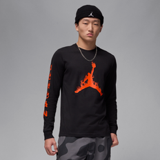 Jordan Top Jordan Maglietta Long-Sleeve T-Shirt - Black/Team Orange