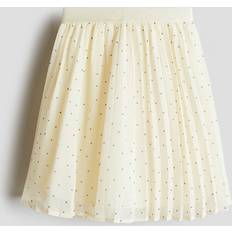 H&M Plissé Chiffon Skirt - Yellow