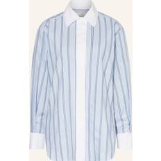InWear Mylee Loose Fit Striped Shirt - Aqua Blue