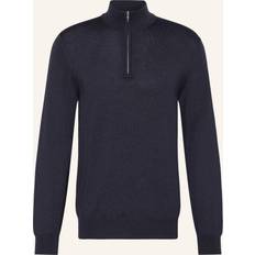 NN07 Sergio Merino Knitted Half Zip - Navy Melange