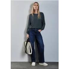 Street One Materialmix Shirt - Grün