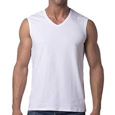Men's Sleeveless V-Neck T-Shirt - White