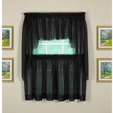 Today's Curtain Emelia Original Voile Tier Pair 60 W x 30 L
