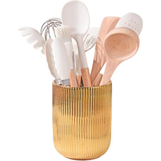 Yellow Utensil Holders Hokku Designs 6.6 H x 5.1 W x 5.1 D Utensil Holder