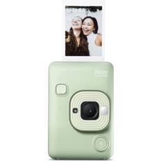 Green Instant Cameras Fujifilm INSTAX Mini LIPLAY Hybrid Instant Camera Matcha Green