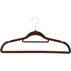 Brown Hangers Rebrilliant Nickalus Velvet Set of 120 17.5 W in Brown Hanger