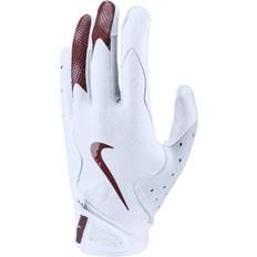 Gloves Nike Nike Vapor Jet 8.0 Football Gloves White White Maroon