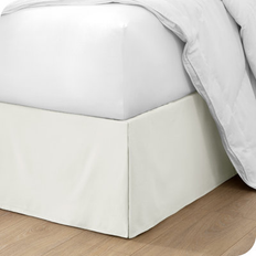 Microfiber Valance Sheets Bare Home Tailored Pleated Bed Skirt 54.0 W x 75.0 D Valance Sheet